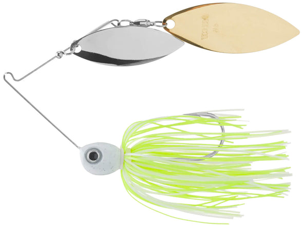 Accent Jacob Wheeler Double Crossbone Spinnerbait Pearl Chartreuse