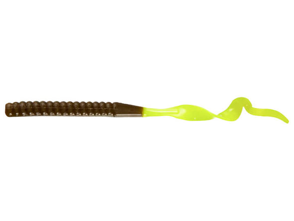 Berkley Powerbait Power Worm 10 Green Pumpkin Chartreuse