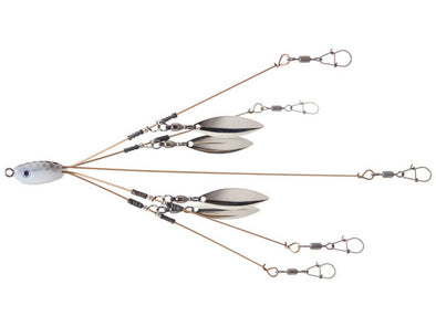 Hog Farmer Tactical Bassin 5 Hook 4 Blade Mini