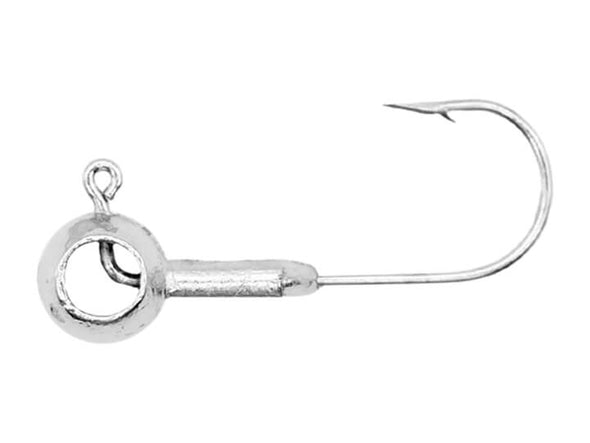 Leland's Lures Eye Hole Round Head Jig Nickel