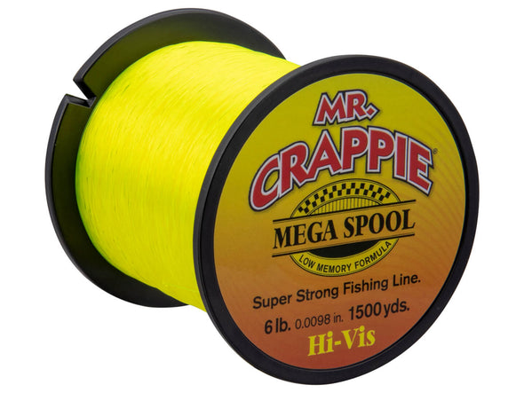 Mr. Crappie Monofilament Line Hi-Vis