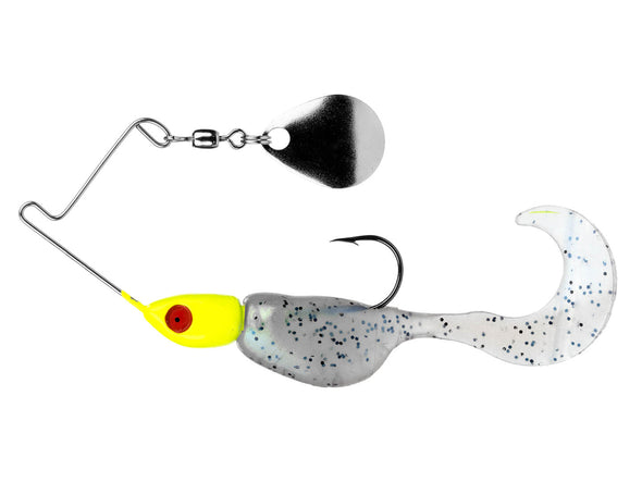 Mr Crappie Spin Baby Glimmer Blue