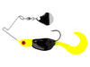 Mr Crappie Spin Baby Tuxedo Black Chartreuse