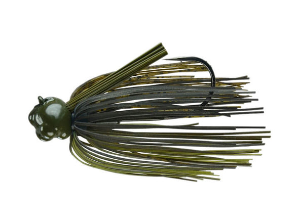 Picasso Lures Wart Head Football Jig Electric Green Pumpkin