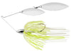 War Eagle Nickel Wire Screamin Eagle Double Willow White Chartreuse Pearl Spinnerbait